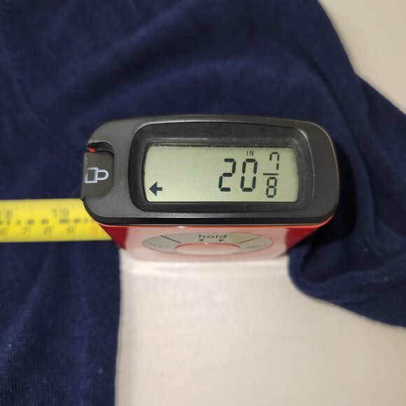 7th Avenue Design Studio XL Navy Floral Hem Knit Top 4181 - Picture 5 of 8